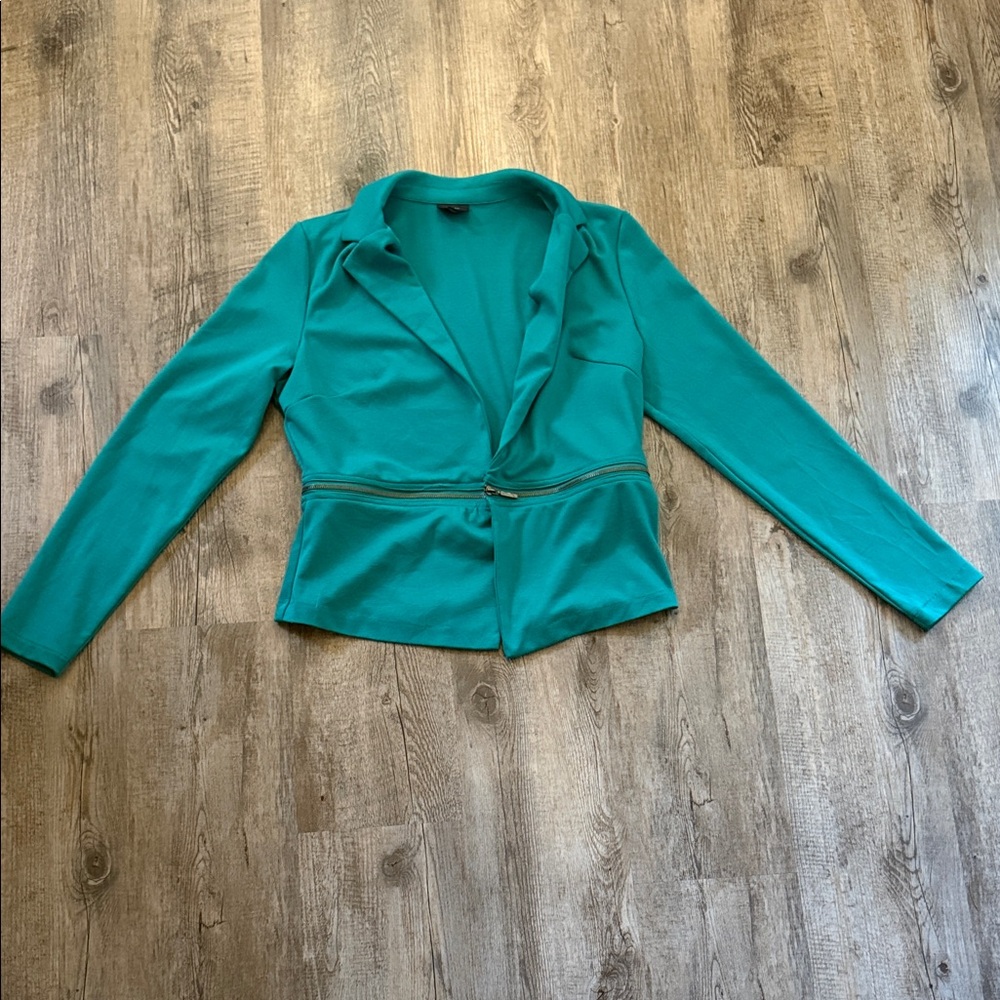 Mossimo Supply Co. Vibrant Teal Blazer